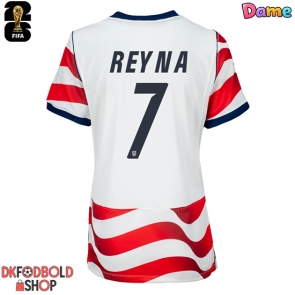 Forente stater Giovanni Reyna #7 Hjemmebanetrøje Dame VM 2026 Kort ærmer